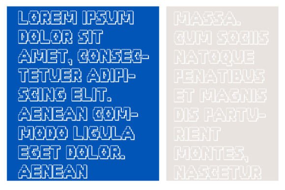 Brick Blocks 3d Font preview 3