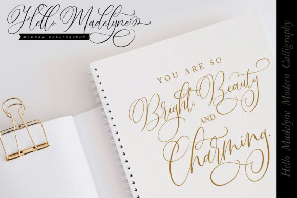 Hello Madelyne Font preview 3