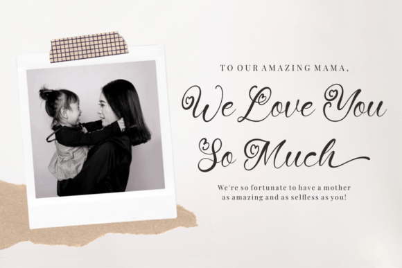 Hello Mother Font preview 3