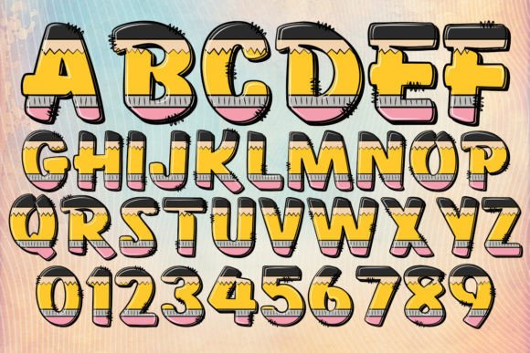 Hello Pencil Font preview 3