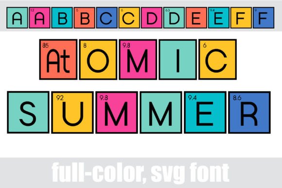Atomic Summer Font