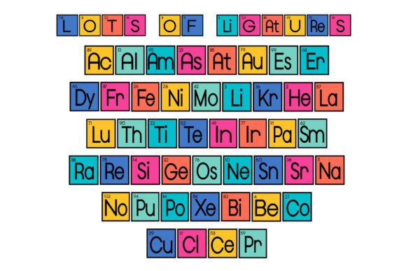 Atomic Summer Font preview 3