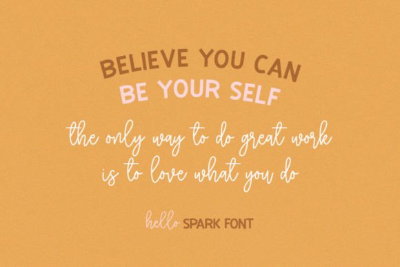 Hello Spark Duo Font preview 4