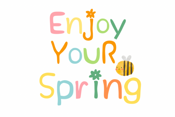 Hello Spring Font preview 2