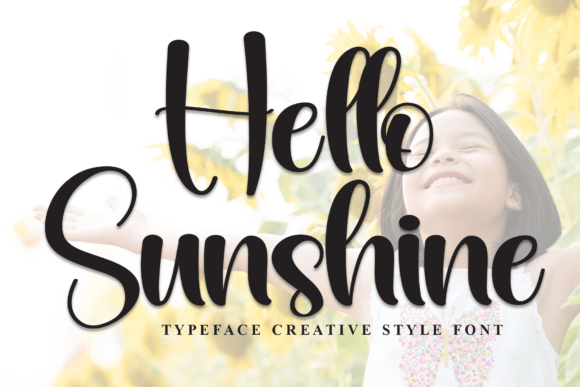Hello Sunshine Font preview 2