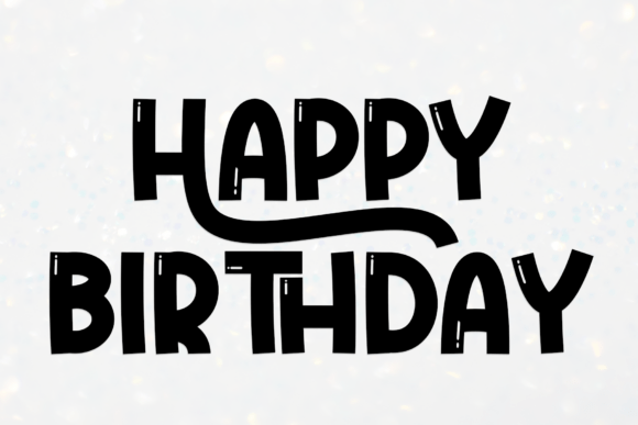 Hello Thick Font preview 2