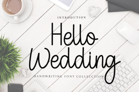 Hello Wedding Font