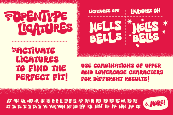 Hells Bells Font preview 4
