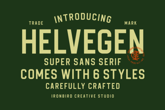 Helvegen Font