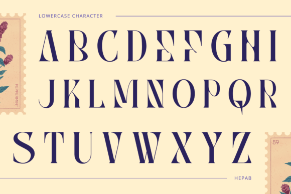 Hepab Font preview 2