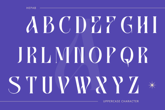 Hepab Font preview 3