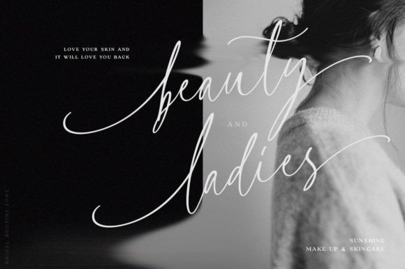 Bridal Routine Font preview 3