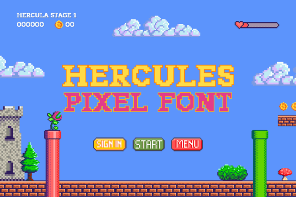 Hercules Pixel Font