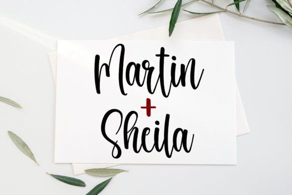 Bride Signature Font preview 3