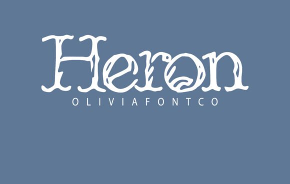 Heron Font preview 2