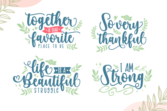 Hey Lovely Hearts Font preview 4