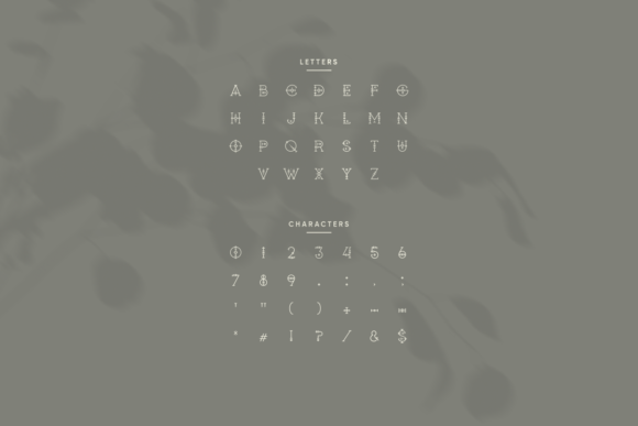 Hibure Font preview 3