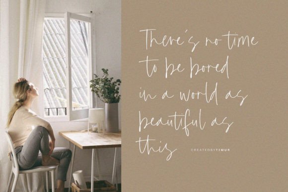 Hidden Beauty Font preview 2