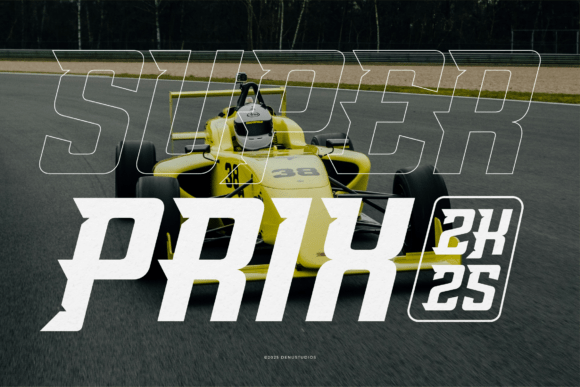 Amang Racing Font preview 2