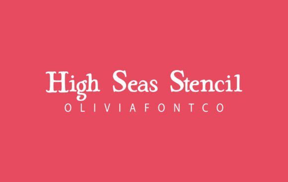 High Seas Stencil Font
