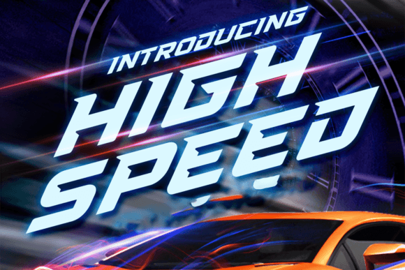 High Speed Font