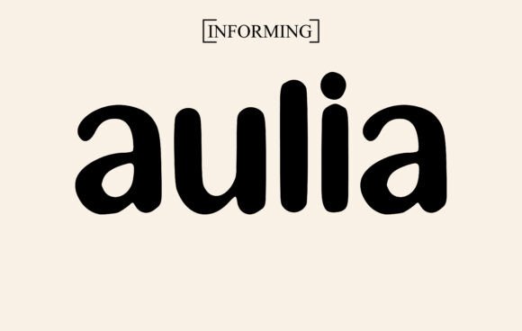 Aulia Font preview 2