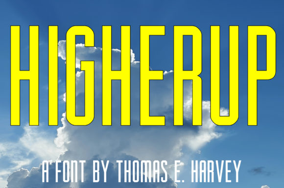 Higherup Font preview 2