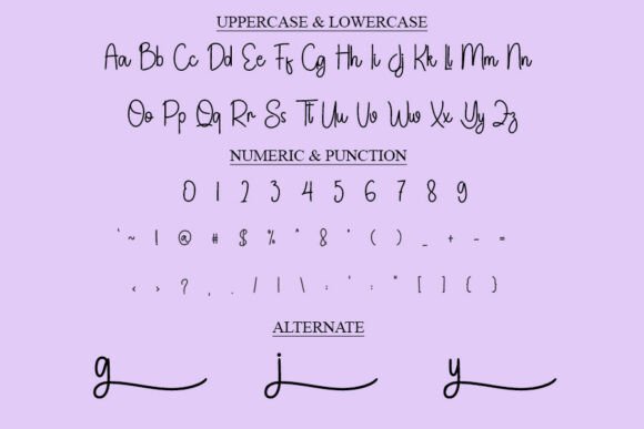 Highlands Font preview 4