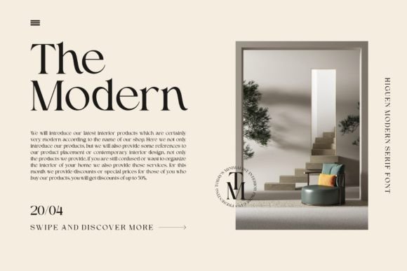 Higuen Font preview 4