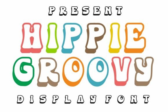 Hippie Groovy Font