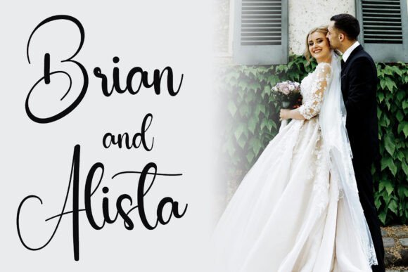 Brides Vintage Font preview 4