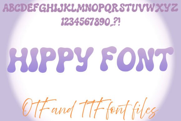 Hippy Font preview 2