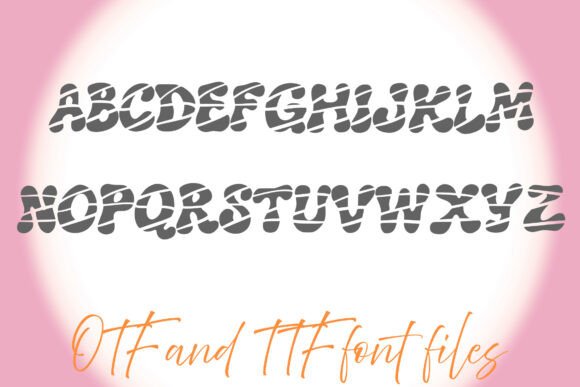 Hippy Flow Font preview 3