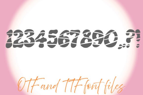 Hippy Flow Font preview 4