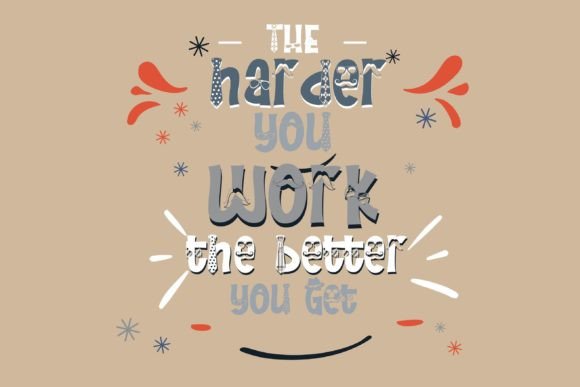 Hipster Dad Font preview 4