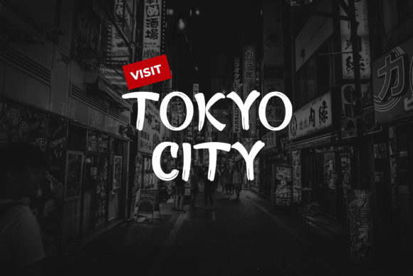 Hiro Misake Font preview 4