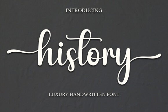 History Font