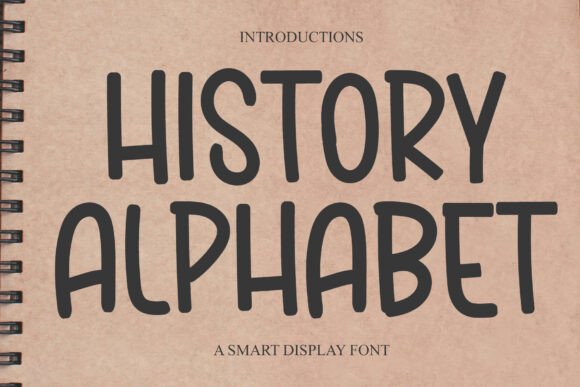 History Alphabet Font