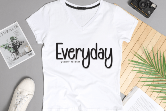 History Holiday Font preview 2