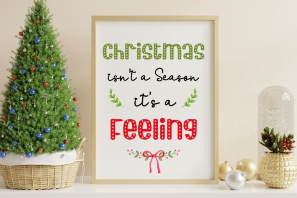 Holiday Cheer Font preview 3