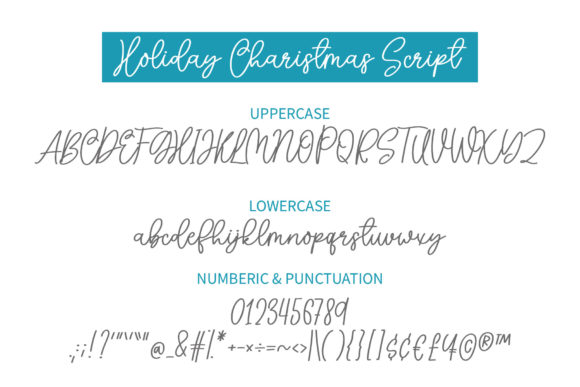 Holiday Farmhouse Font preview 3