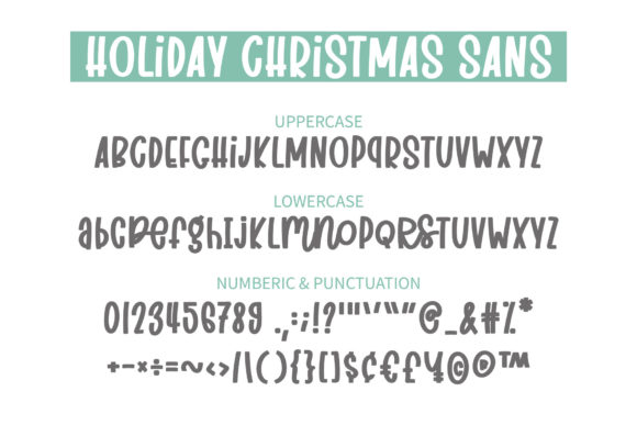 Holiday Farmhouse Font preview 4