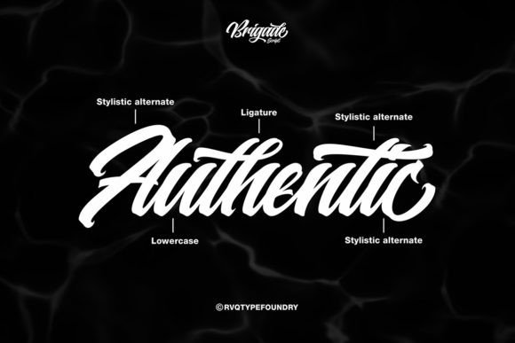 Brigade Script Font preview 4