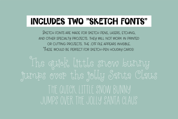 Holiday Magic Christmas Bundle Font preview 4