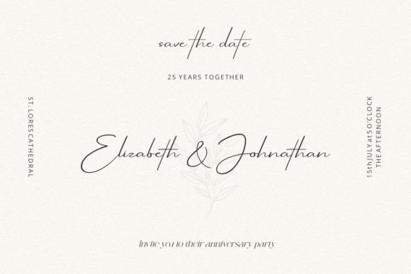 Aurantiaca Signature Font preview 4