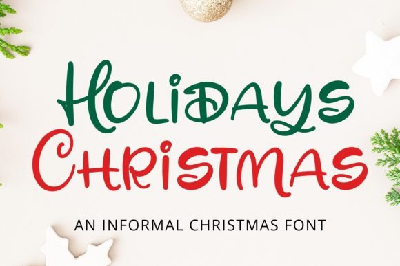 Holidays Christmas Font