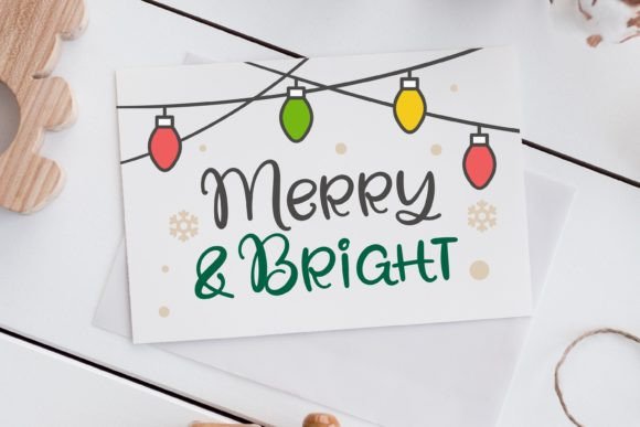 Holidays Christmas Font preview 4
