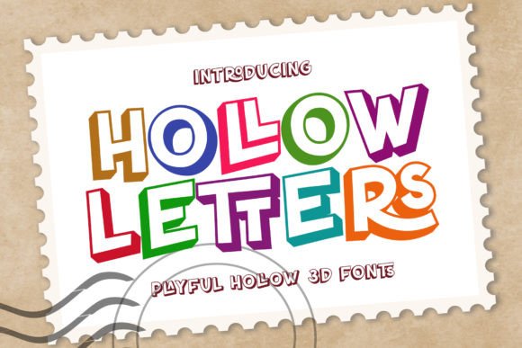 Hollow Letters Font