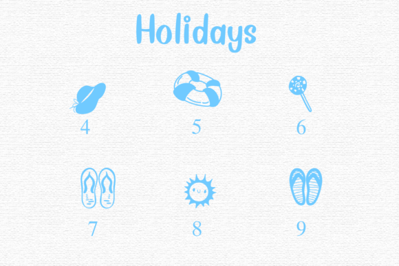 Holidays Font preview 4