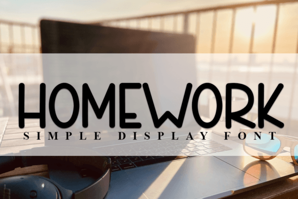 Homework Font Font